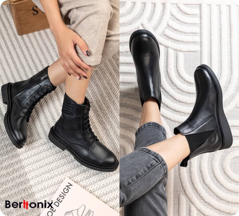 نیم بوت زنانه مشکی